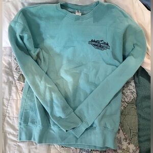 Georgia Mountain Coaster sweatshirt in teal and navy